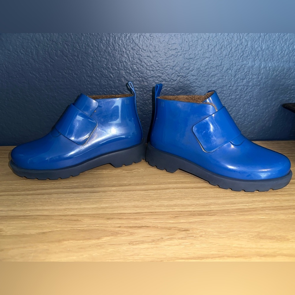 Mini Melissa ankle rain boots with lining